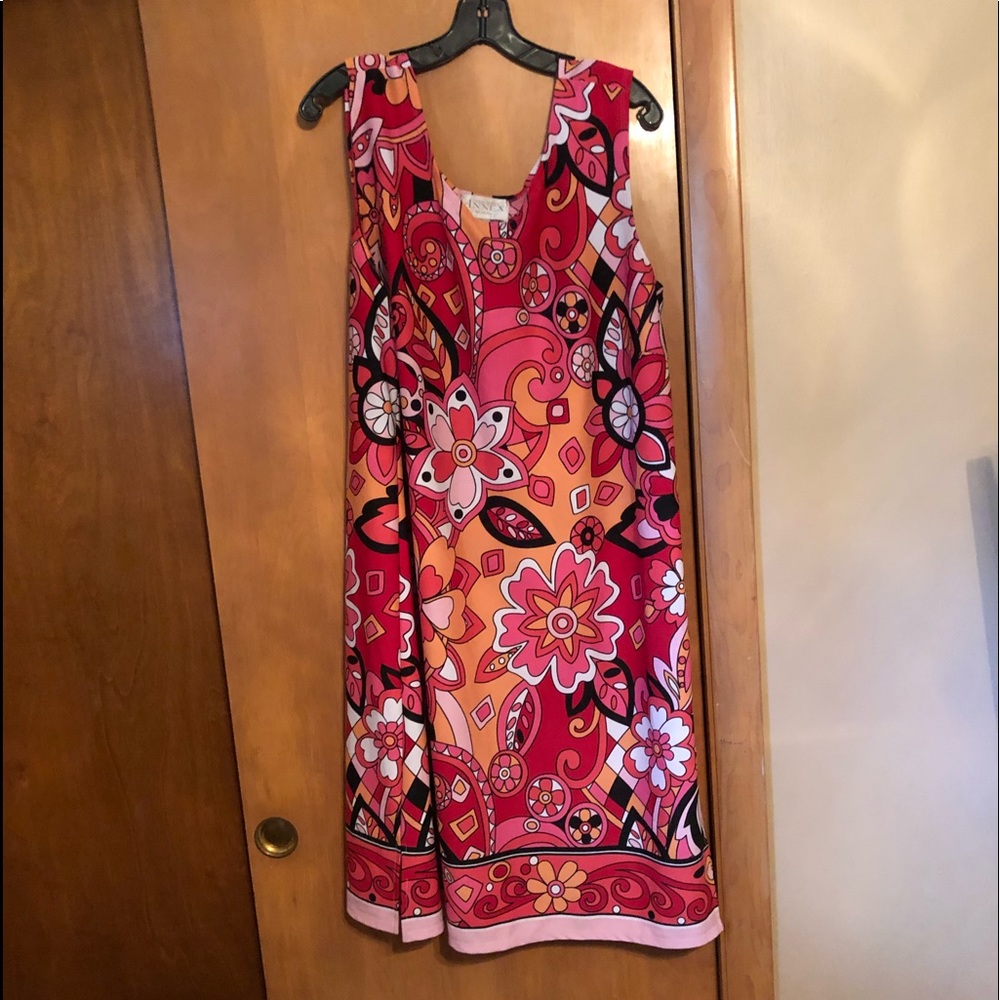 Pink Floral Print dress